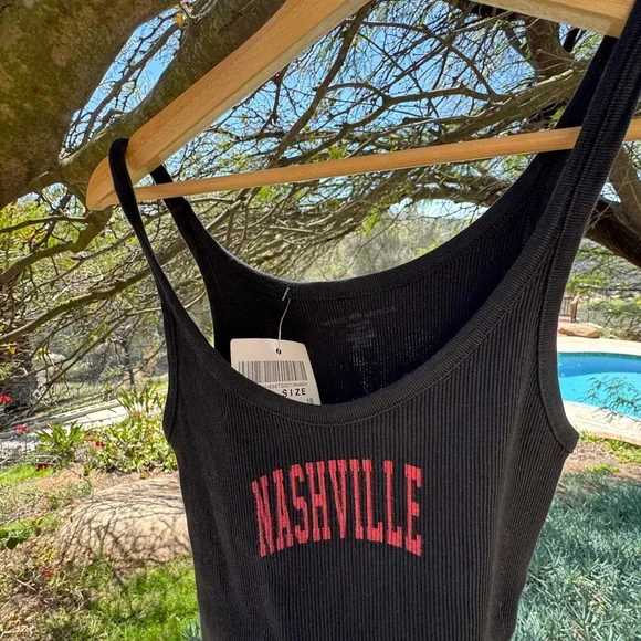 brandy melville | black nashville tank - Picture 2 of 3